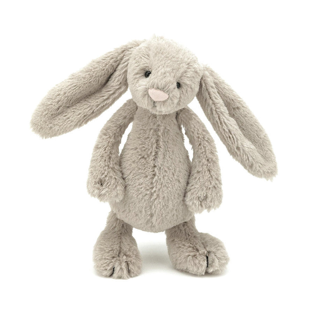 Jellycat small bashful beige bunny-puppets, stuffies & dolls-Jellycat-Dilly Dally Kids