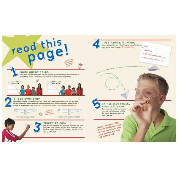 Klutz Book of Paper Airplanes-activity books-Scholastic-Dilly Dally Kids