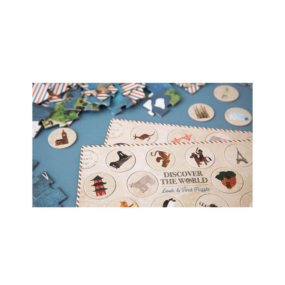 Londji discover the world 200 piece puzzle-puzzles-Fire the Imagination-Dilly Dally Kids