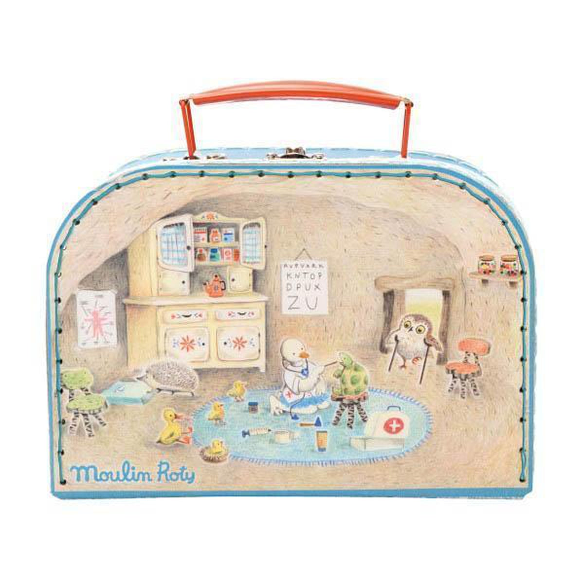 Moulin Roty doctor kit in suitcase-pretend play-Fire the Imagination-Dilly Dally Kids