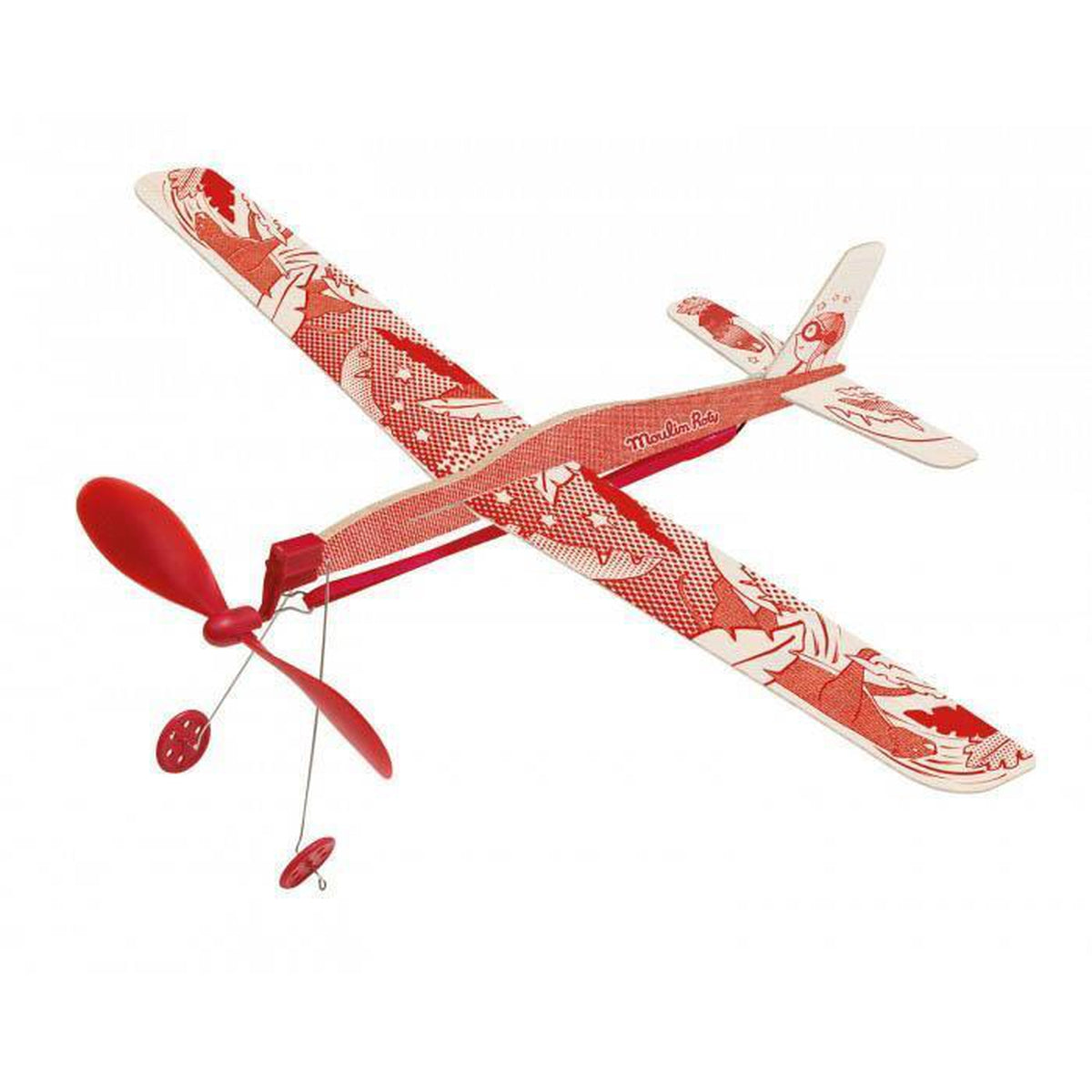 Moulin Roty wooden plane-pocket money-Fire the Imagination-Dilly Dally Kids