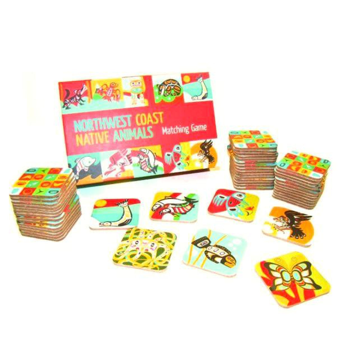 Northwest Coast matching game-games-Raincoast-Dilly Dally Kids