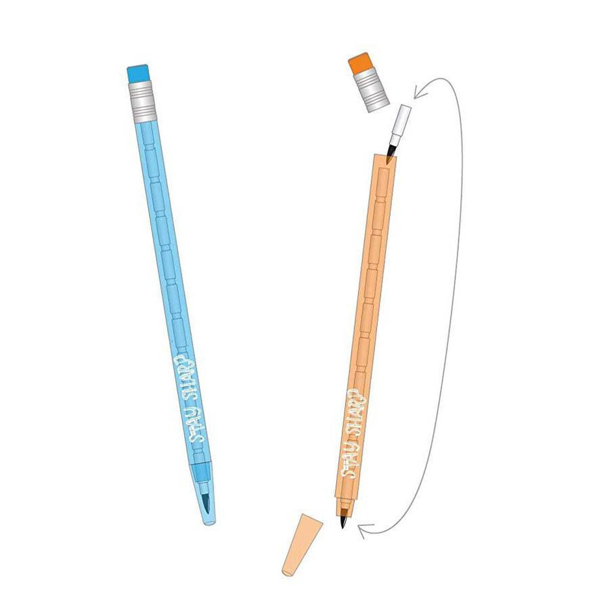 Ooly stay sharp rainbow pencil set-arts & crafts-Ooly-Dilly Dally Kids