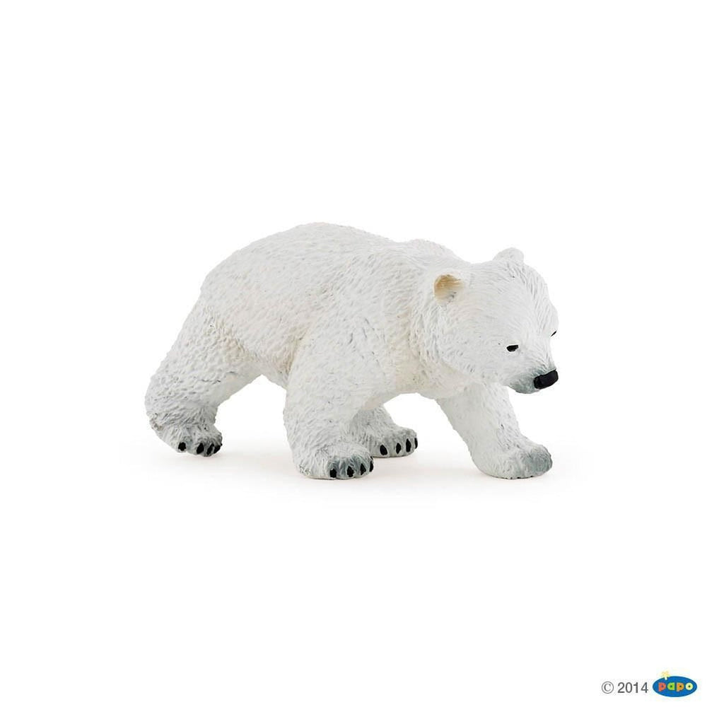 papo polar bear cub figure-people, animals & lands-Le Toy Van-Dilly Dally Kids