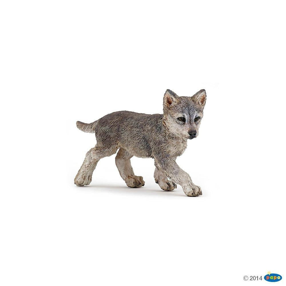 papo wolf cub figure-people, animals & lands-Le Toy Van-Dilly Dally Kids