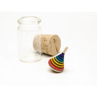 rainbow mini wooden top-adult and brain-Mader-Dilly Dally Kids