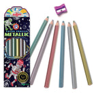 robot metallic coloured pencils-arts & crafts-eeBoo Toys & Gifts-Dilly Dally Kids