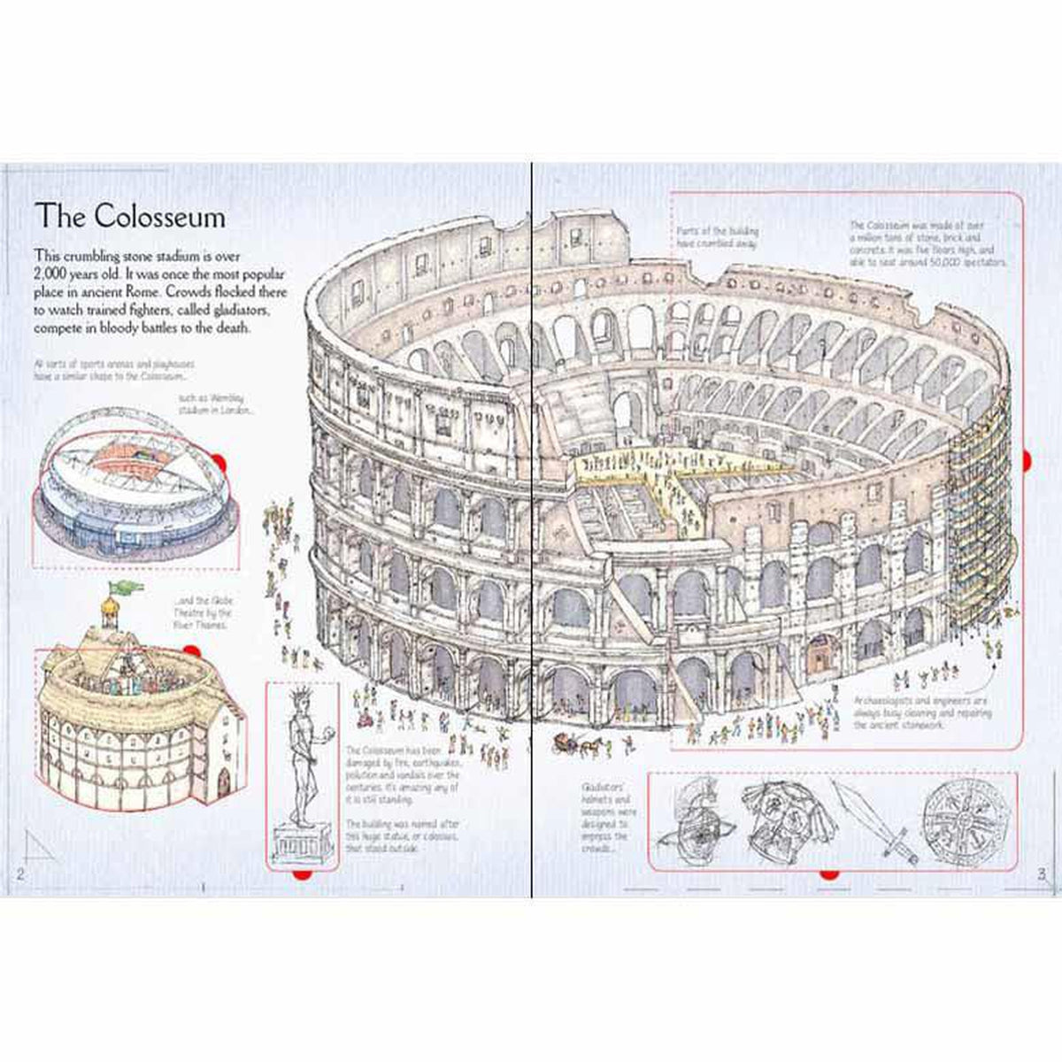 Usborne See Inside Famous Buildings-books-Harper Collins-Dilly Dally Kids