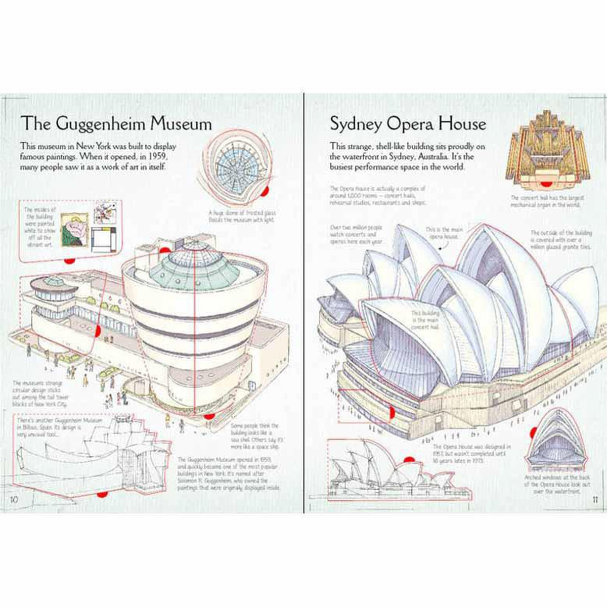 Usborne See Inside Famous Buildings-books-Harper Collins-Dilly Dally Kids