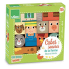 Vilac musical farm blocks set-blocks & building sets-Fire the Imagination-Dilly Dally Kids