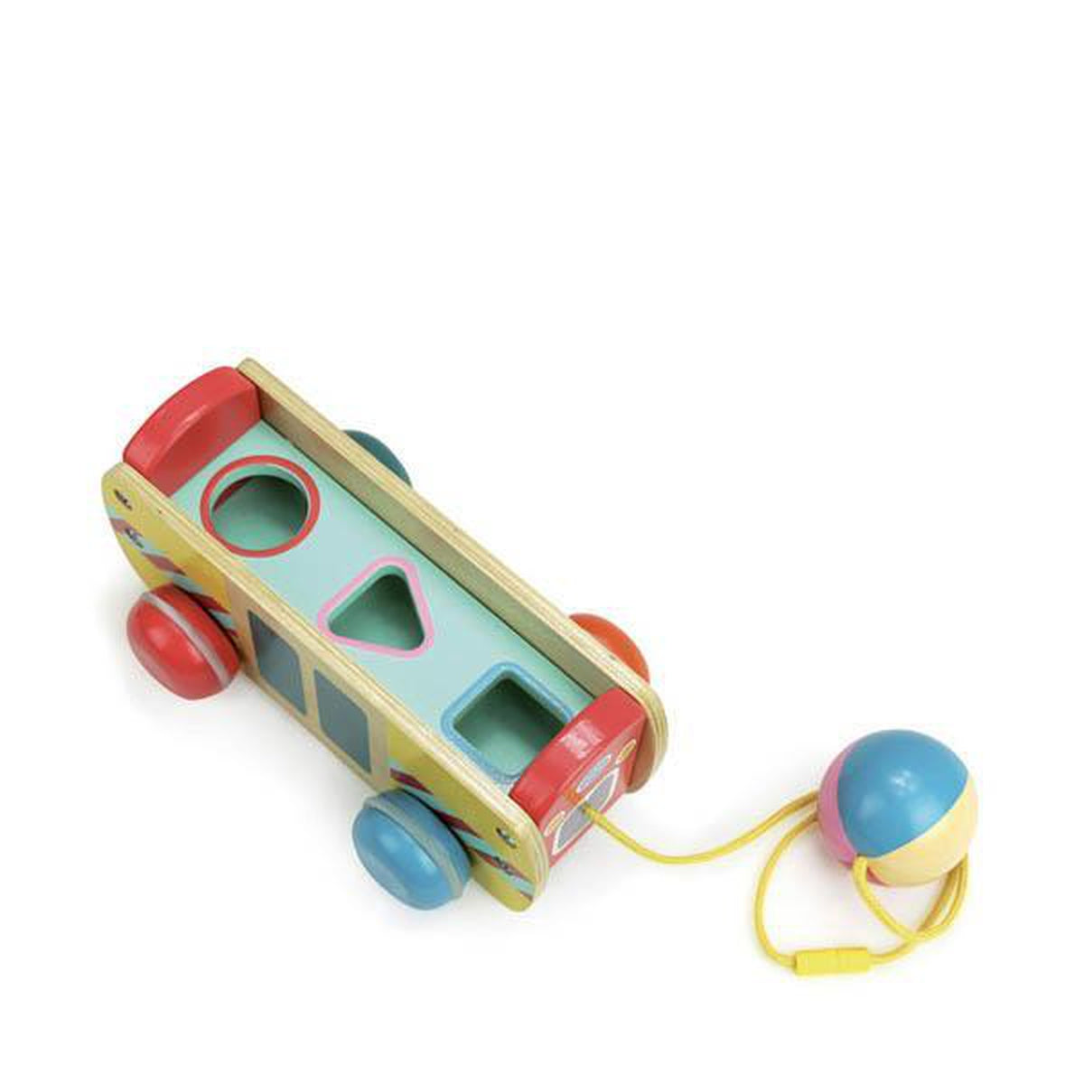 Vilac pull along animal bus-cars, boats, planes & trains-Fire the Imagination-Dilly Dally Kids