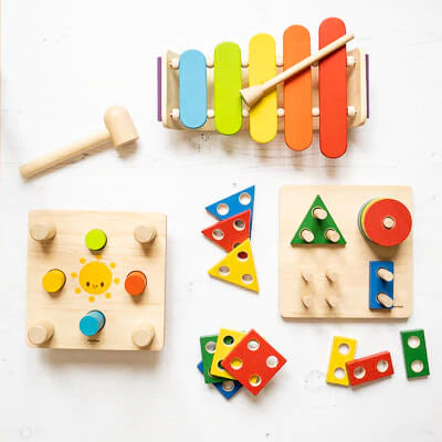 Wooden toys for a one year old deals
