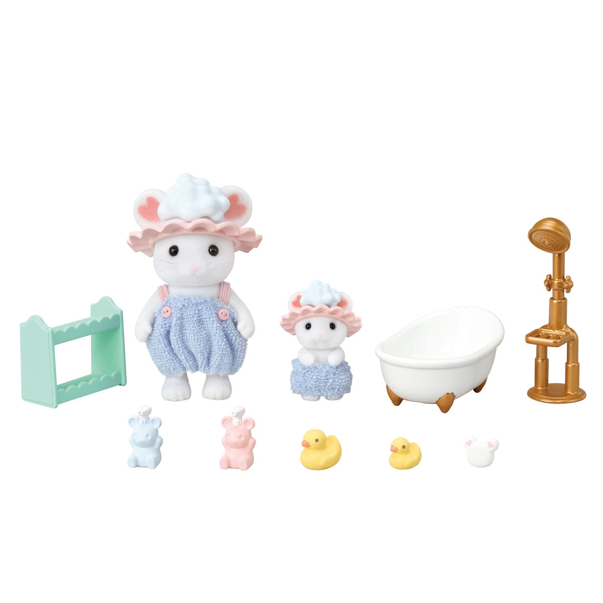 Calico Critters bathtime bubble siblings – Dilly Dally Kids