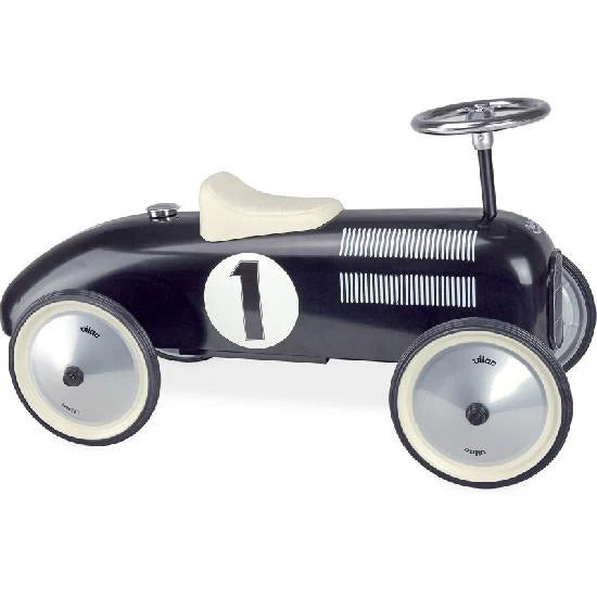vilac ride on car - vintage black – Dilly Dally Kids