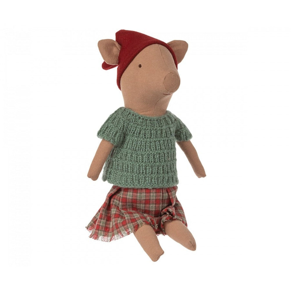 Maileg Christmas pig - girl – Dilly Dally Kids