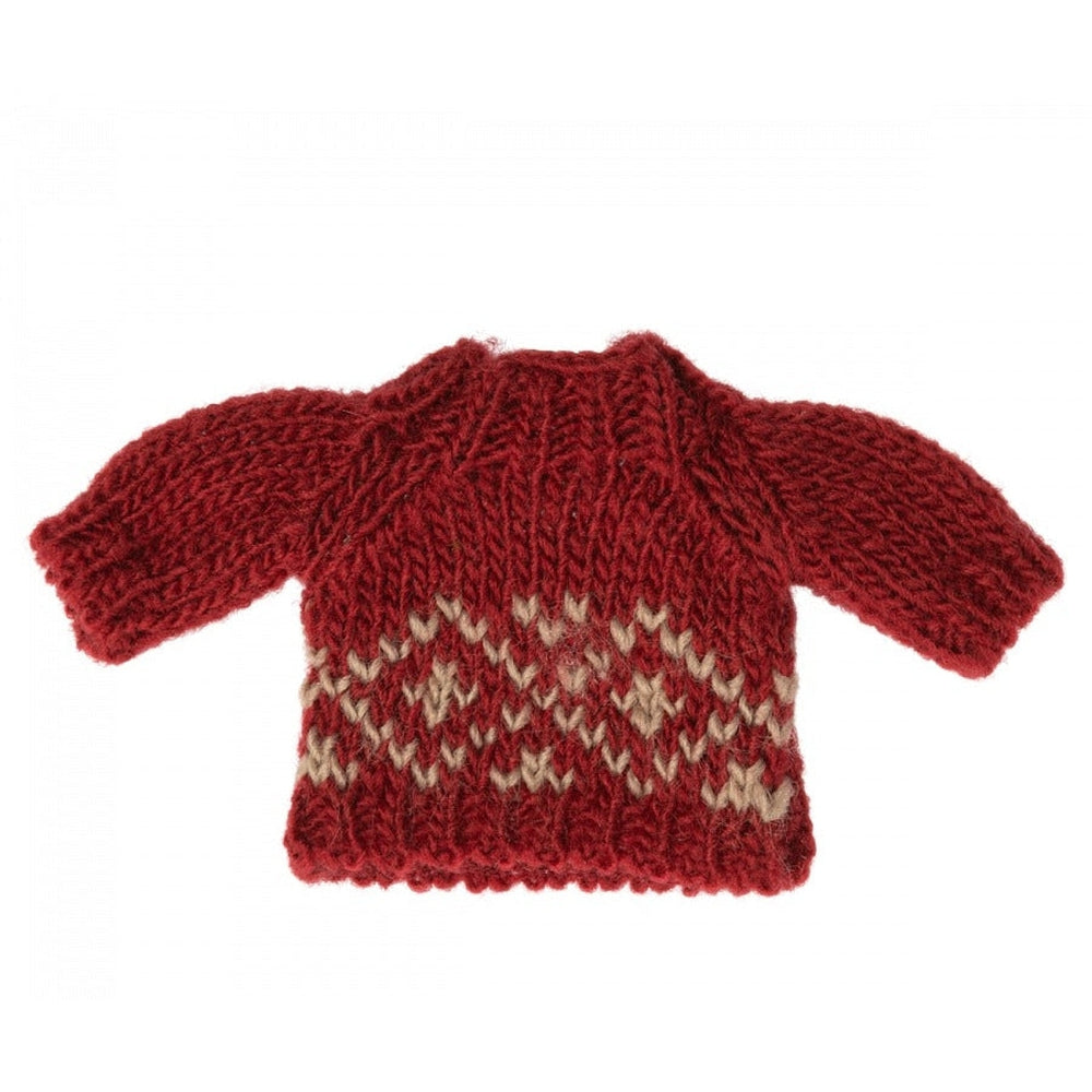 Maileg mum mouse clothes - knitted sweater – Dilly Dally Kids