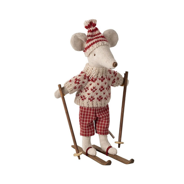 Maileg winter mouse mum with ski set 2024 – Dilly Dally Kids