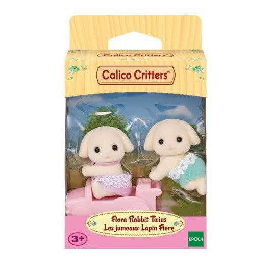 Calico Critters flora rabbit twins Dilly Dally Kids