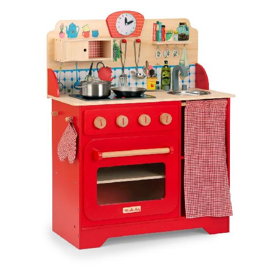 ②フランス Moulin Roty社 ＊ 木製キッチン コンロ 【セット販売】 Moulin Roty Grande Famille - kitchen – Dilly Dally Kids
