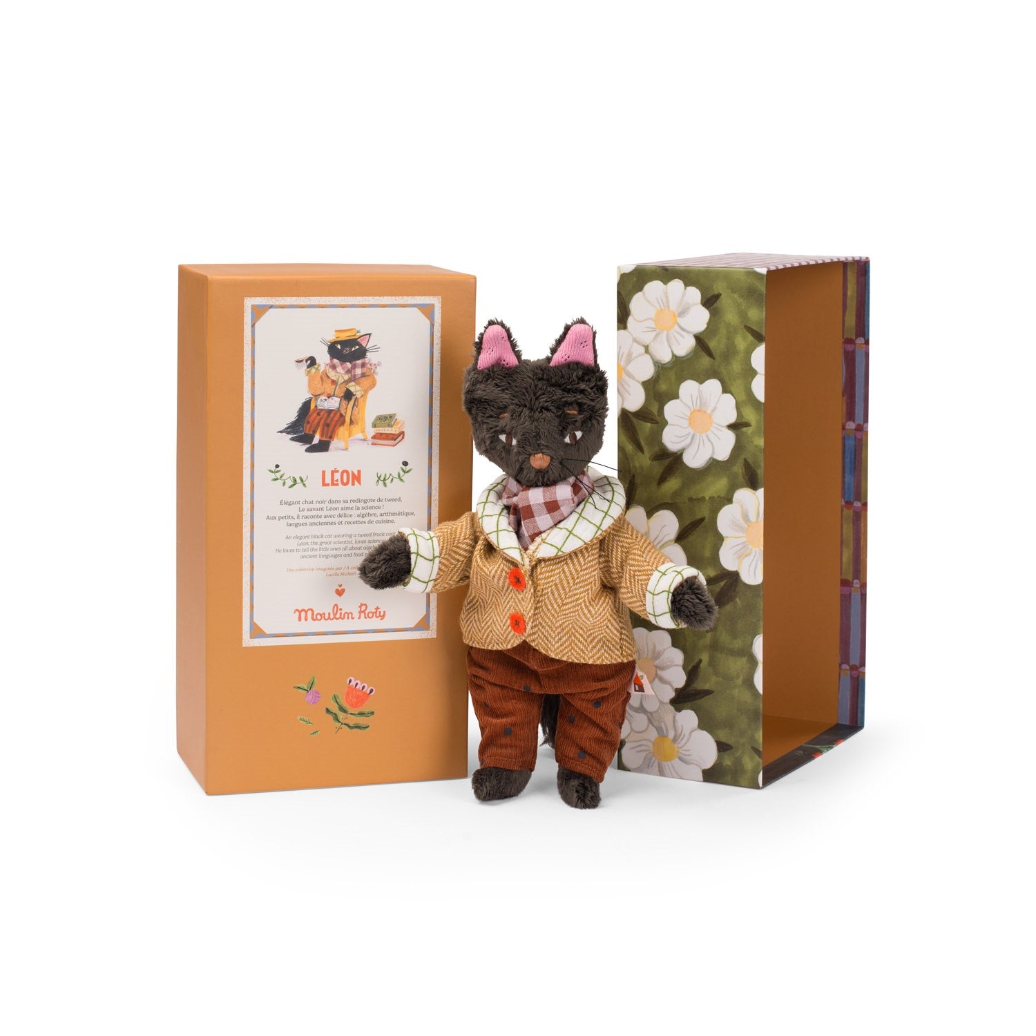 Moulin Roty Les Minouchkas Leon the cat – Dilly Dally Kids