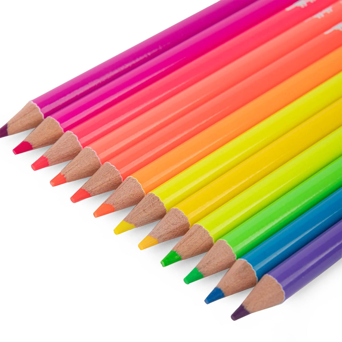 Moulin Roty Schmouks - 12 neon colouring pencils – Dilly Dally Kids Moulin Roty Schmouks - 12 neon colouring pencils – Dilly Dally Kids