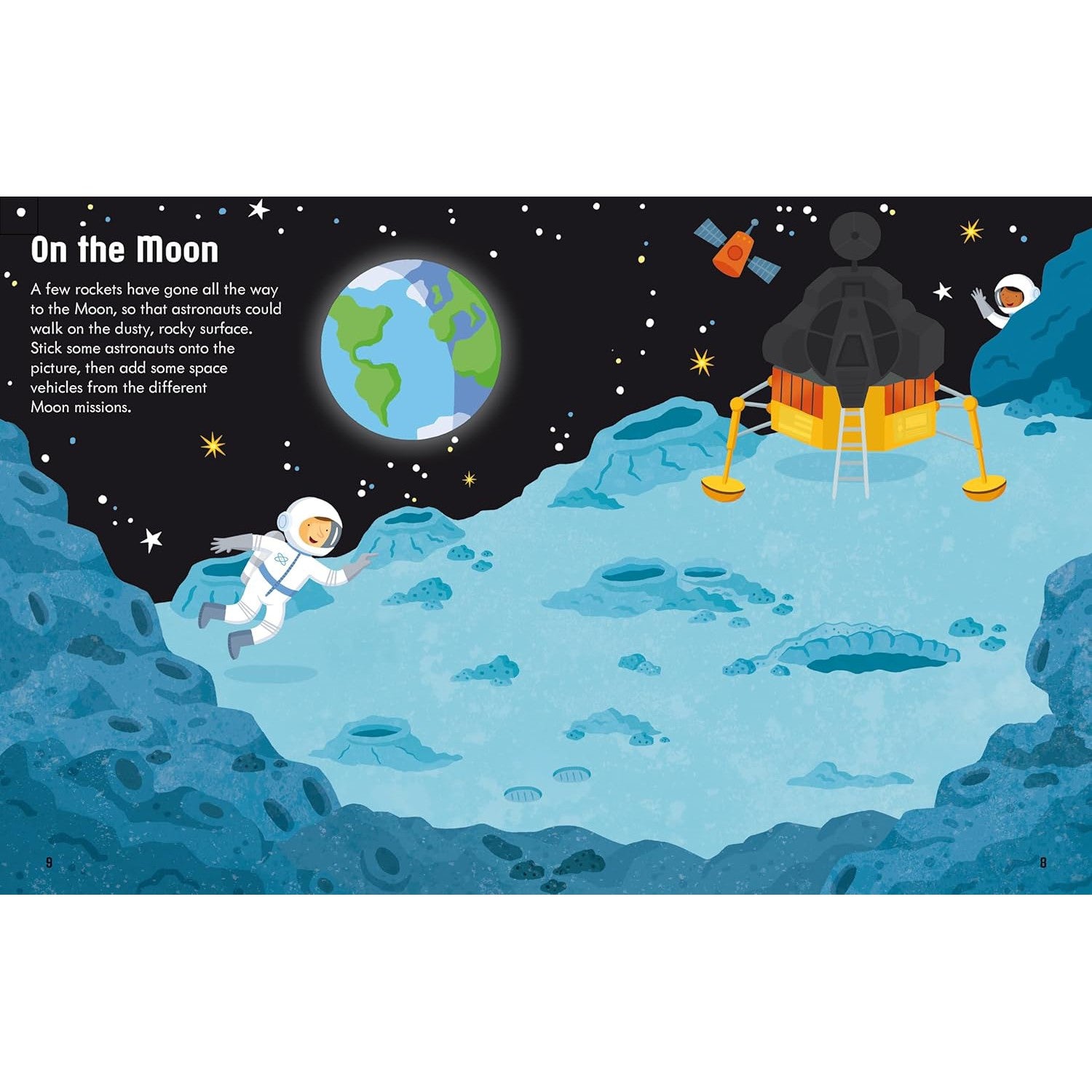 Usborne first sticker book space – Dilly Dally Kids