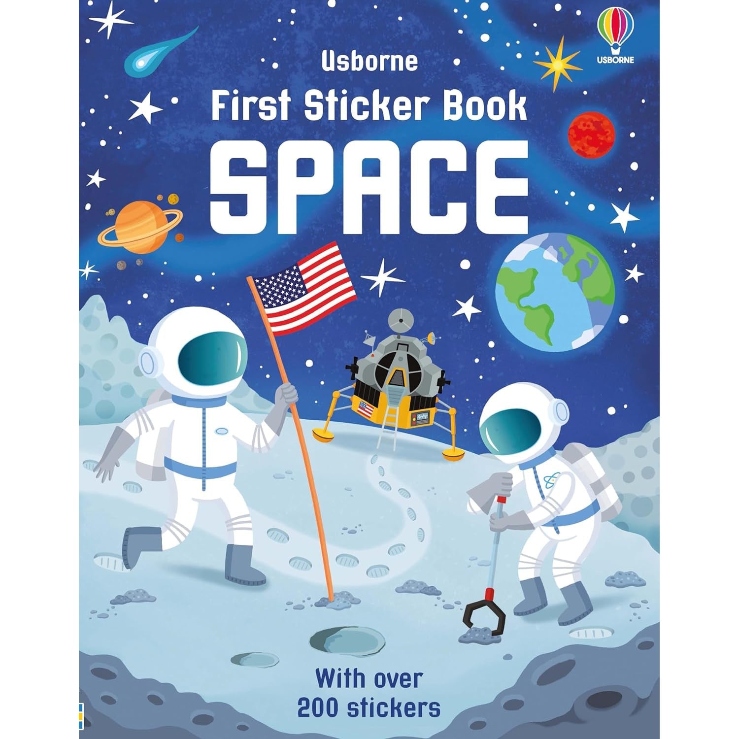 Usborne first sticker book space – Dilly Dally Kids
