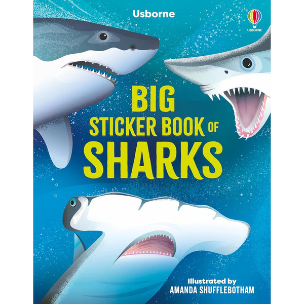 Usborne big sticker book of sharks – Dilly Dally Kids
