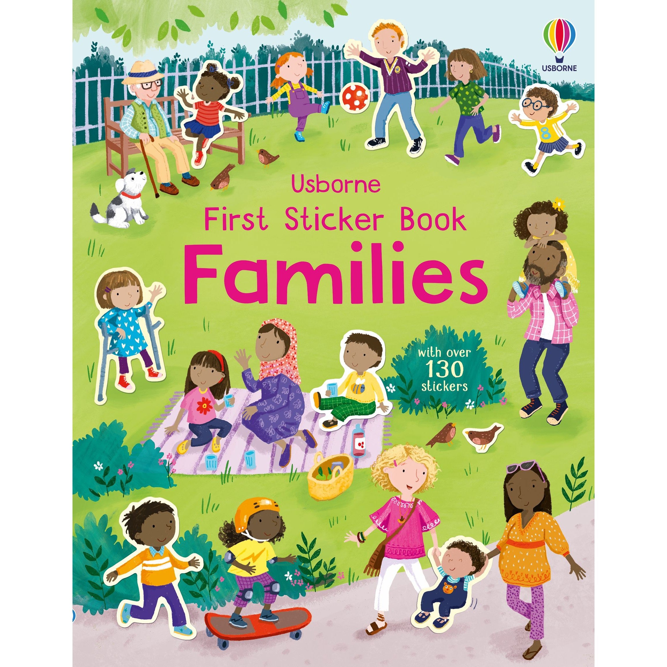 Usborne first sticker book families – Dilly Dally Kids