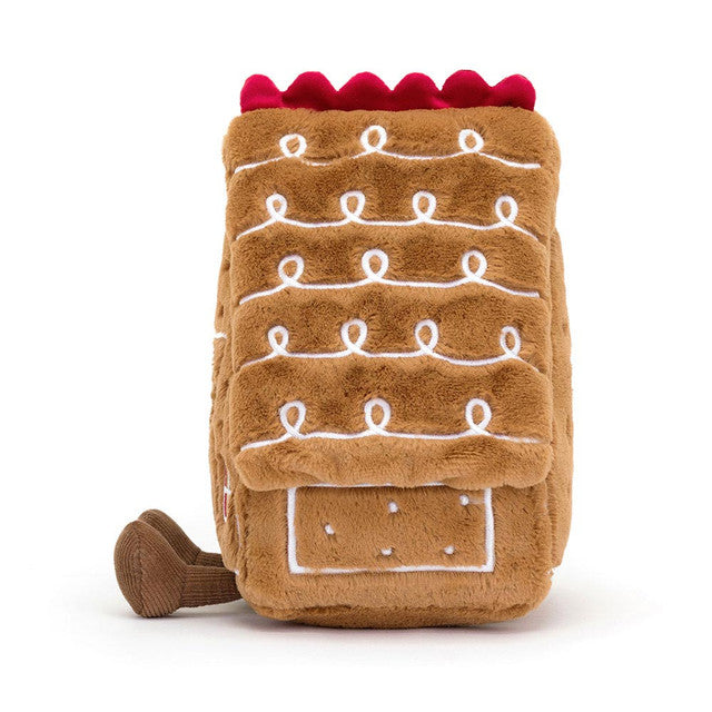 Jellycat Amuseables gingerbread house – Dilly Dally Kids
