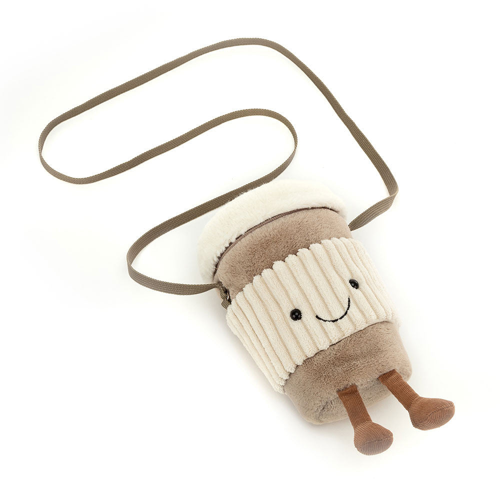 Jellycat amuseable perkle coffee-to-go shoulder bag – Dilly Dally Kids