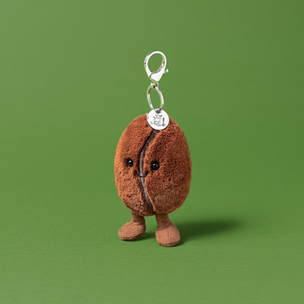 Jellycat Amuseables coffee bean bag charm – Dilly Dally Kids