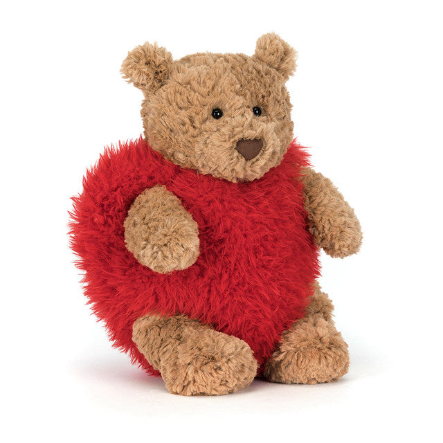 新品  Bartholomew Bear Heartthrob Jellycat Bartholomew bear heartthrob – Dilly Dally Kids