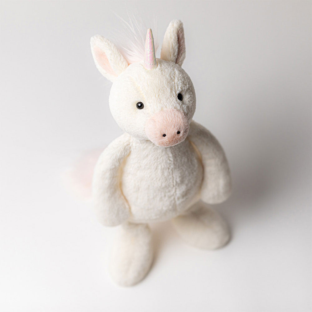  little Bashful Unicorn ぬいぐるみ 白馬 Jellycat Bashful unicorn original – Dilly Dally Kids