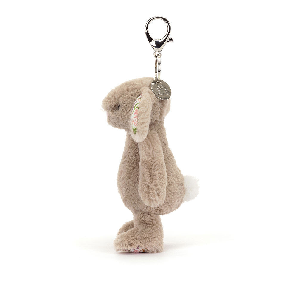 Jellycat blossom beige bunny 'petal' bag charm – Dilly Dally Kids
