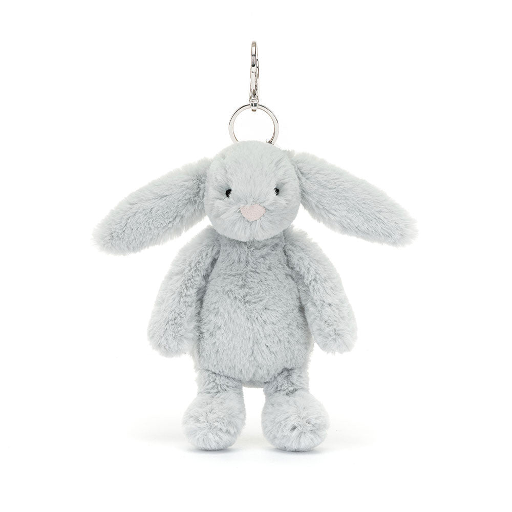  Bashful Silver Bunny うさぎ　グレー Jellycat bashful silver grey bunny bag charm – Dilly Dally Kids