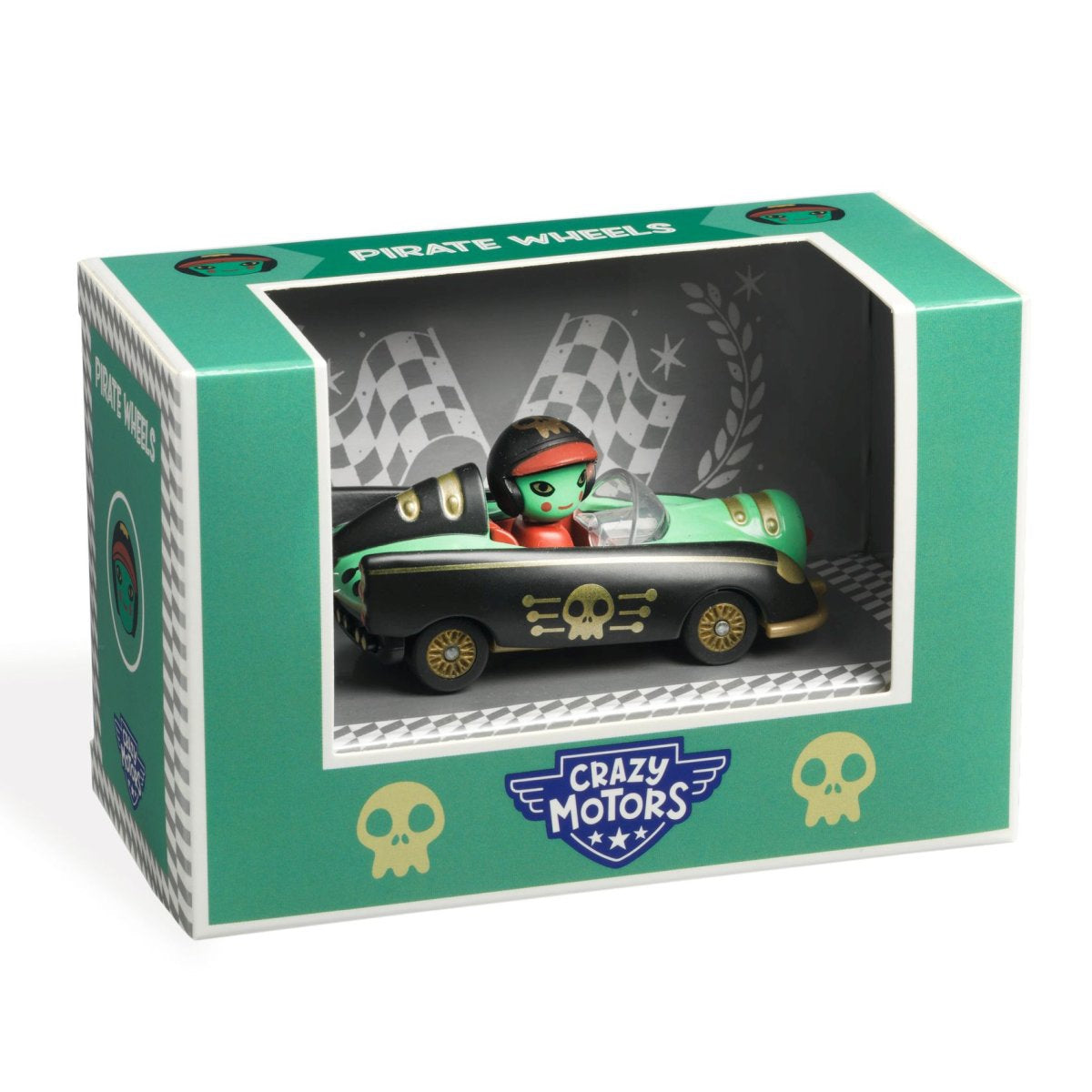 Djeco crazy motors pirate wheels car – Dilly Dally Kids