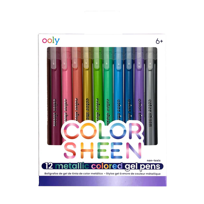 OOLY Color Lustre Metallic-Pinselmarker – Set Mit 10 Stück, Weiche Pinselspitze, Für Kunst & Handlettering