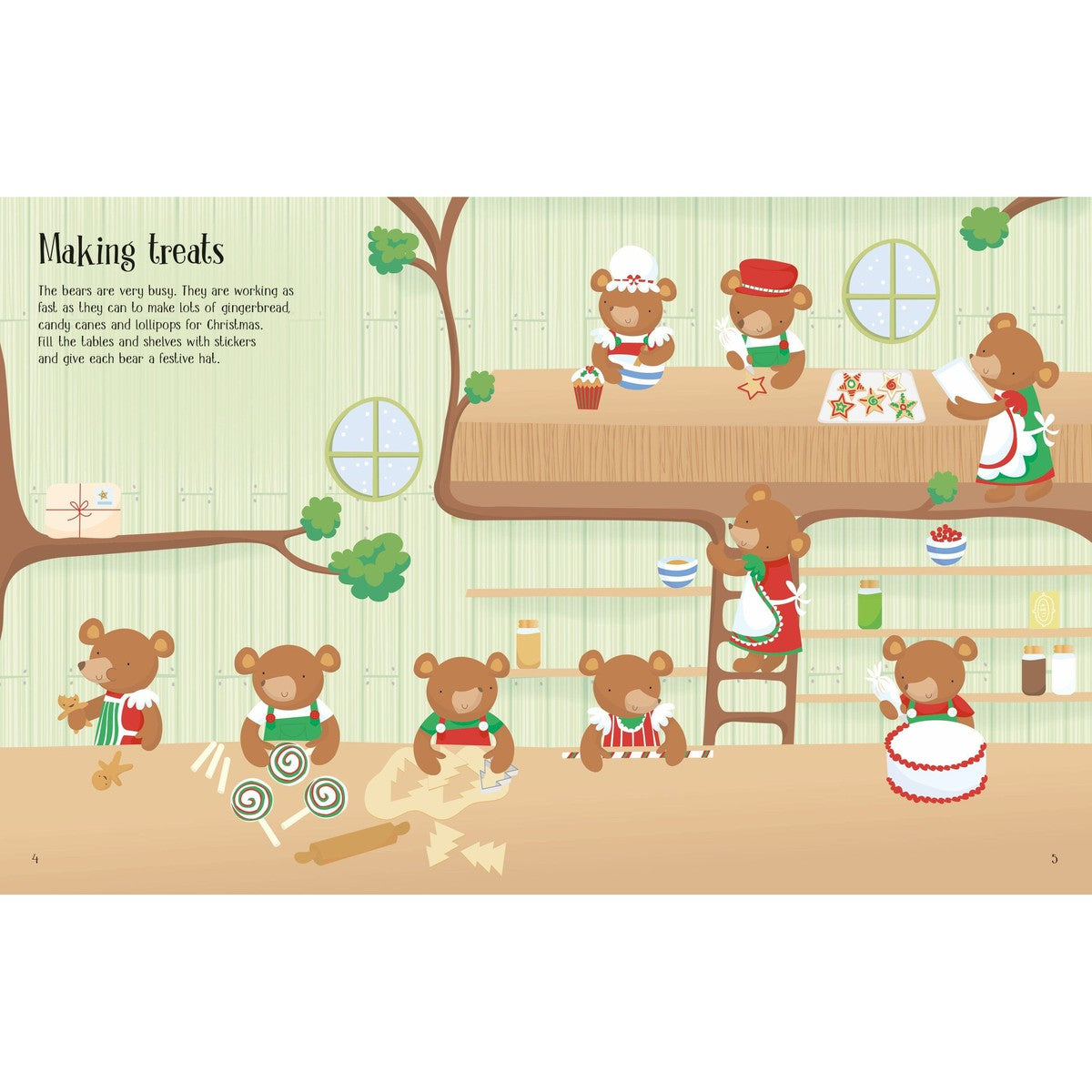 Usborne Christmas sticker book – Dilly Dally Kids