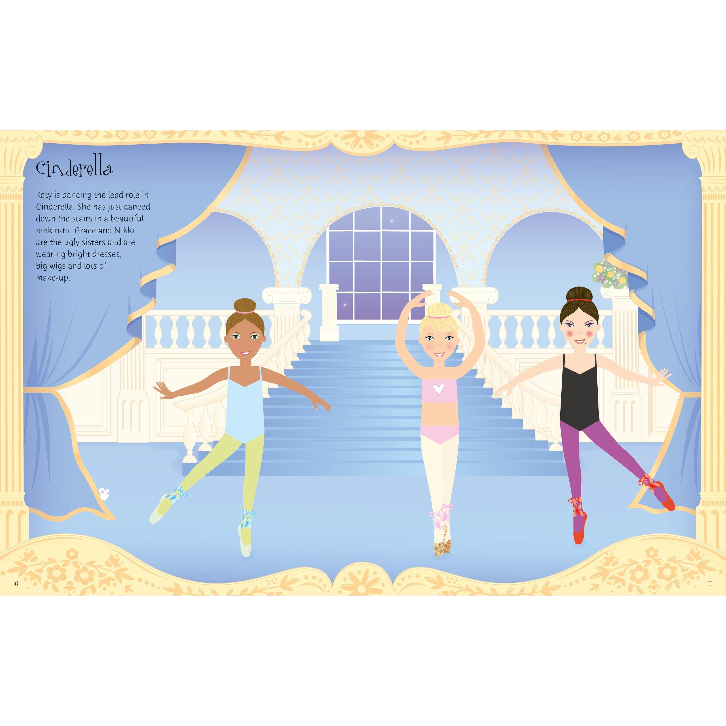 Sticker dolly clearance dressing ballerinas