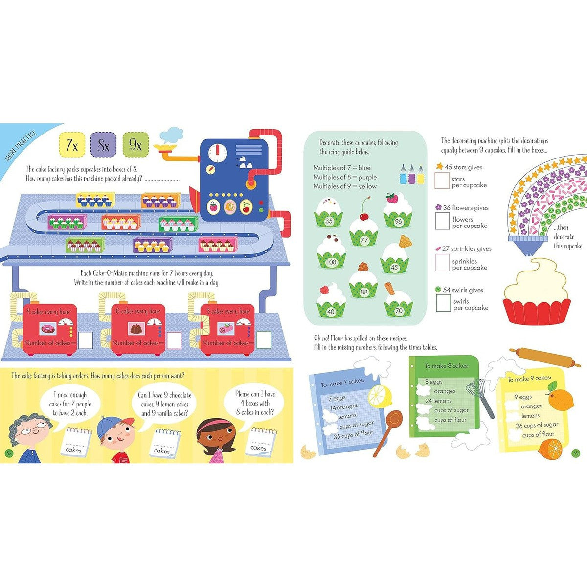 Usborne Times Tables Activity Book Dilly Dally Kids