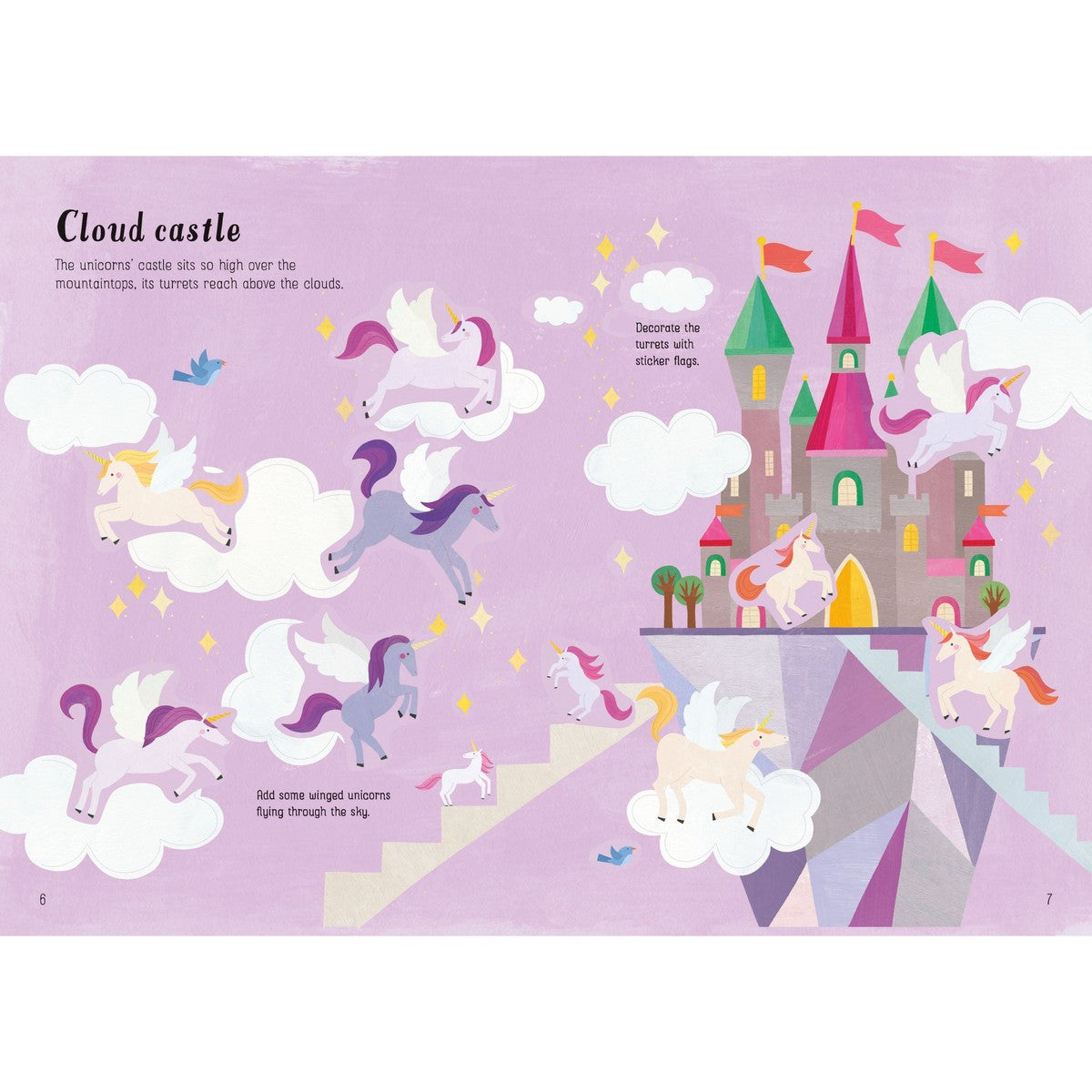 Usborne sticker book Unicorns シールブック First Sticker Book Unicorns (First Sticker Books): Beecham