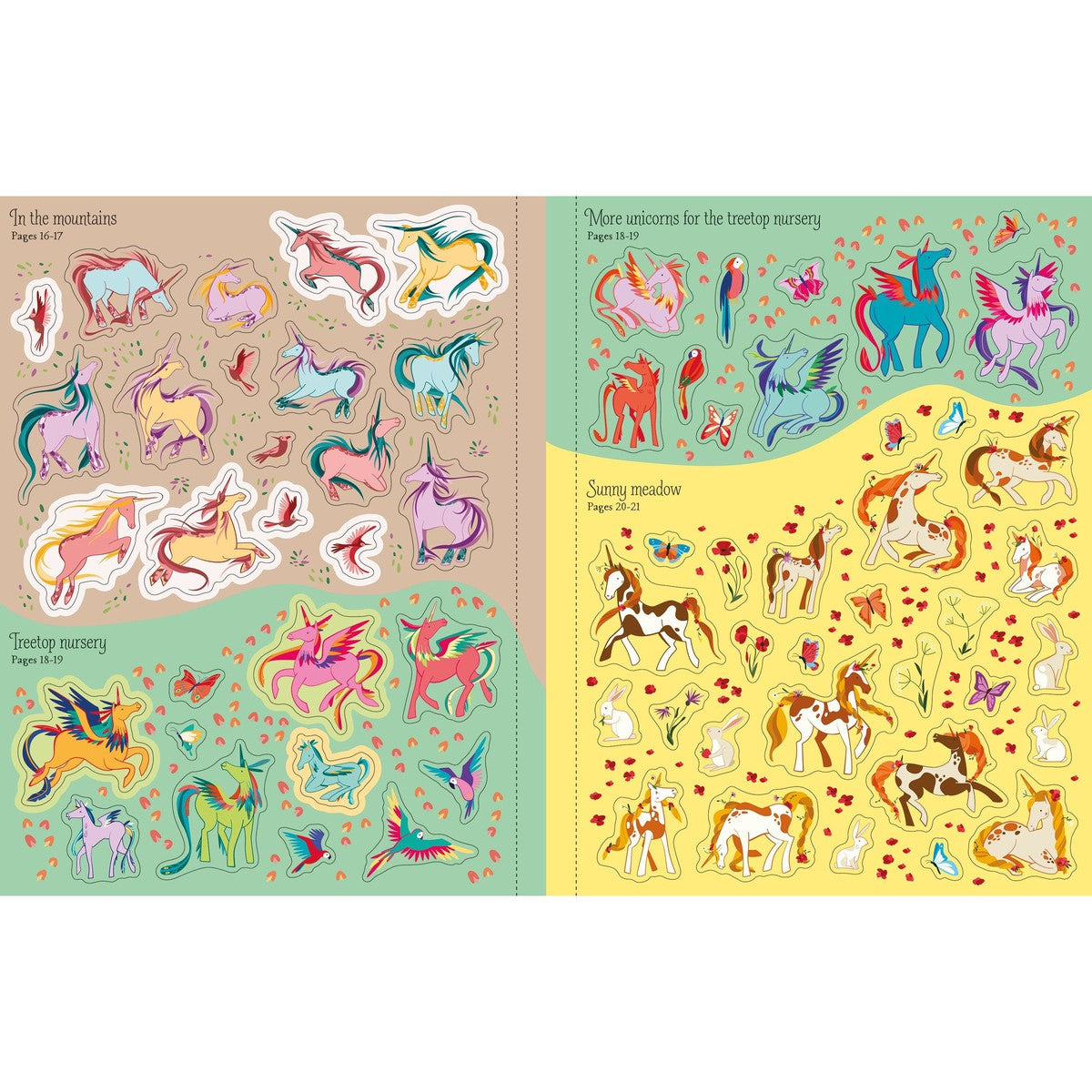 Usborne little first sticker book unicorns – Dilly Dally Kids