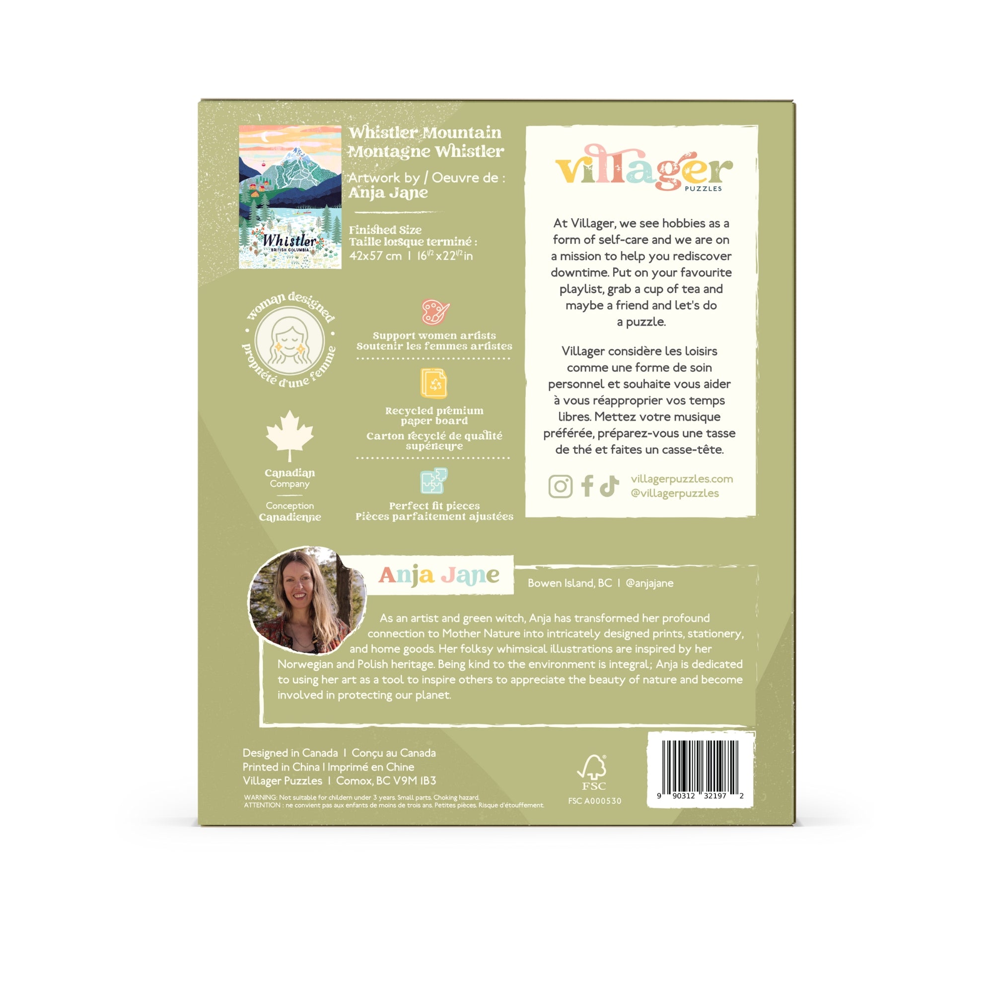 Whistler mountain puzzle 500 pcs – Dilly Dally Kids
