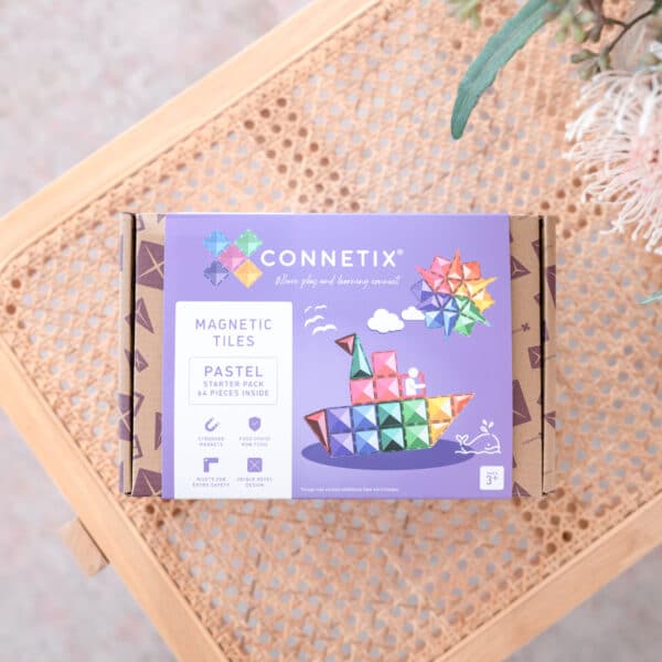 Connetix pastel starter pack 64 piece – Dilly Dally Kids