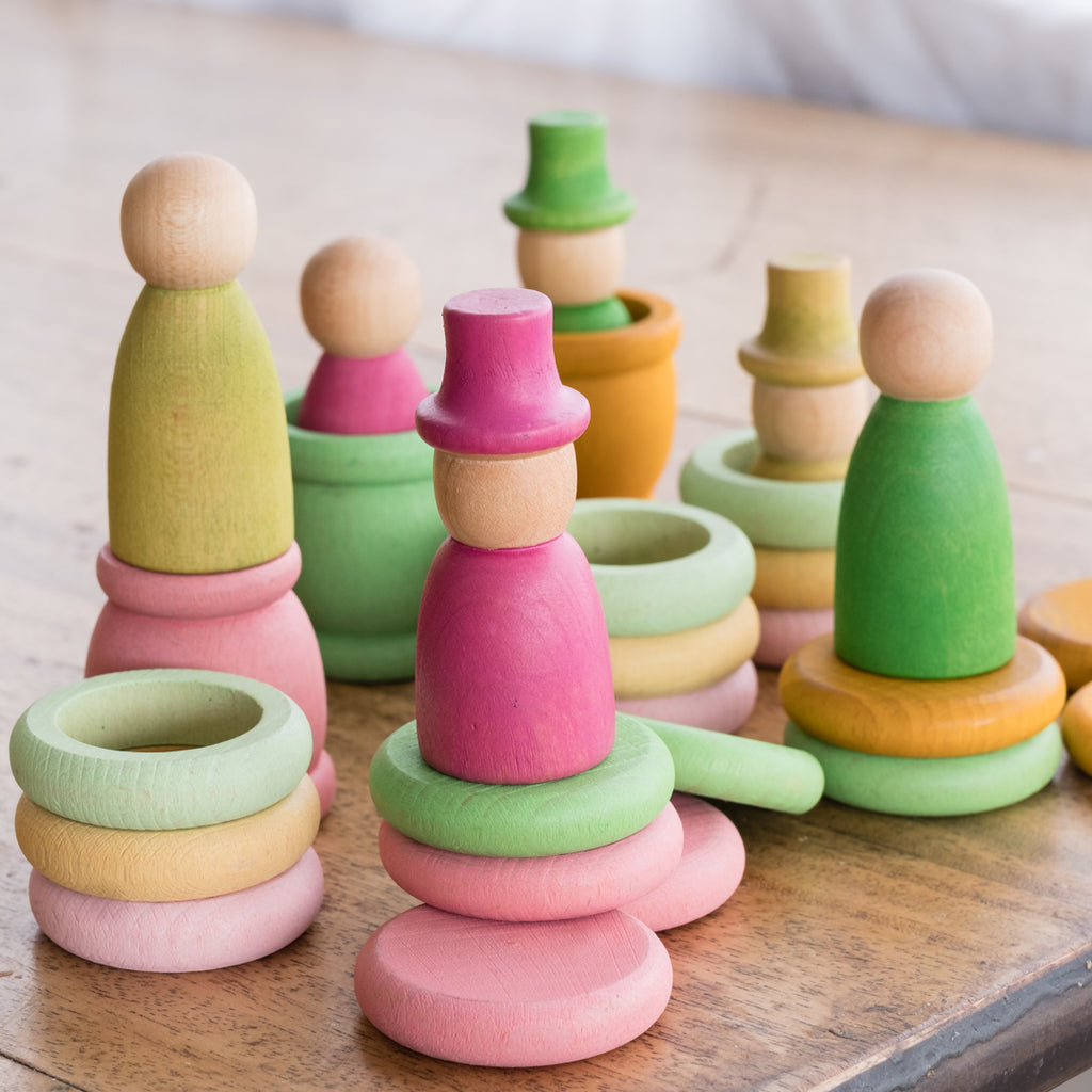 Spring Grapat Grapat spring wood nins, mates, rings, and coins – Dilly Dally Kids