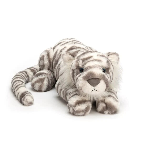 Jellycat sacha snow tiger little Dilly Dally Kids
