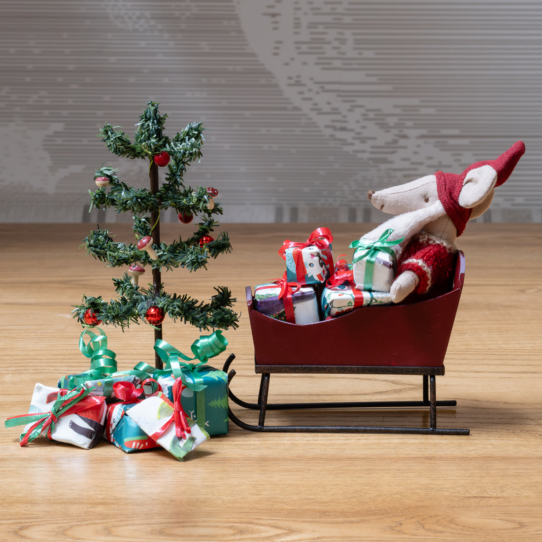 Maileg Santa mouse – Dilly Dally Kids