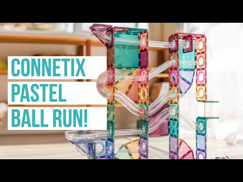 Connetix Pastel 106 piece ball run