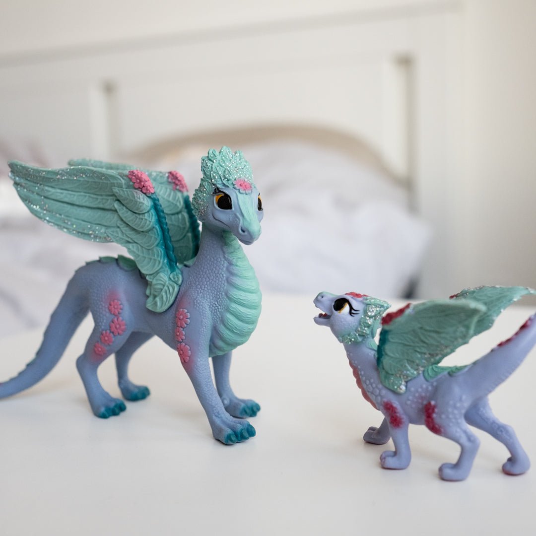 Schleich flower dragon and baby – Dilly Dally Kids